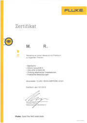 Teilnahme an einem Messkurs mit Praktikum