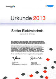 Hager SystemProfi-Betrieb 2013