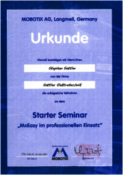 Starter Seminar: MxEasy im professionellen Einsatz